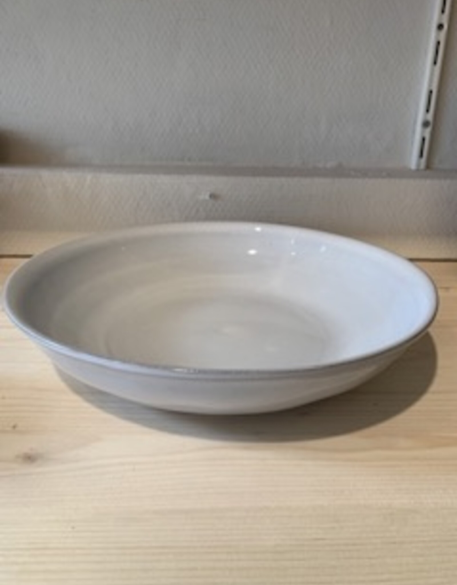 Nosse Serving bowl Smooth 28 cm - white