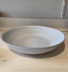 Nosse Schaal Smooth 28 cm - wit