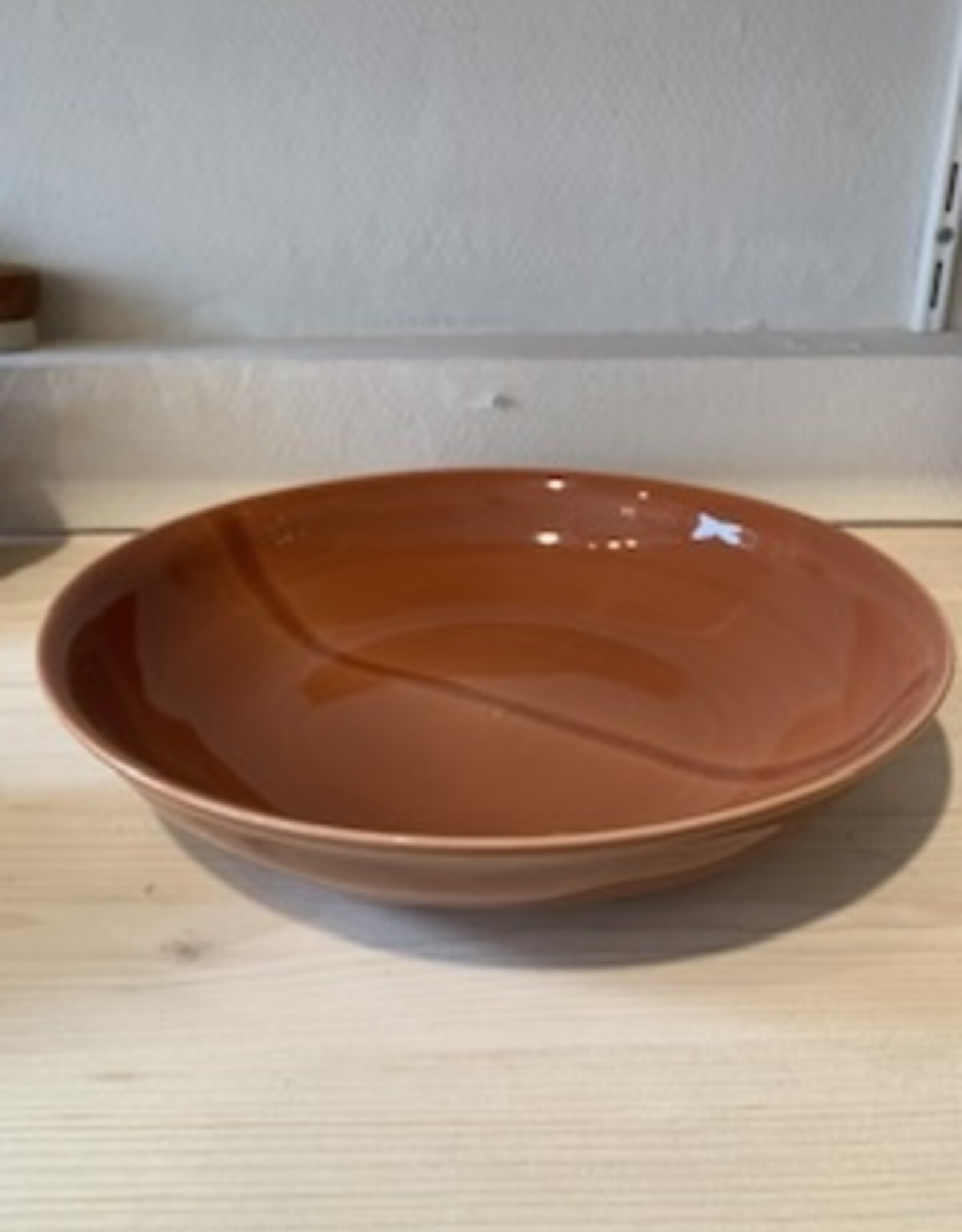 Nosse Serving bowl Smooth 28 cm - terra