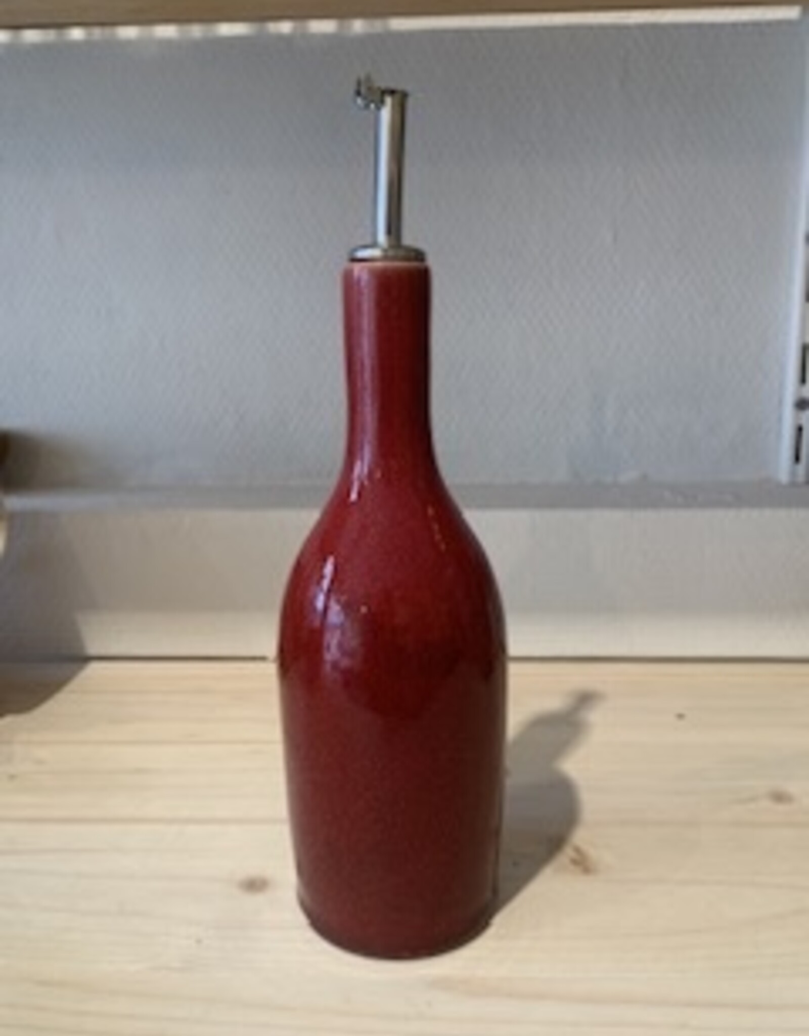 Jars Céramistes Oilbottle tourron cerise