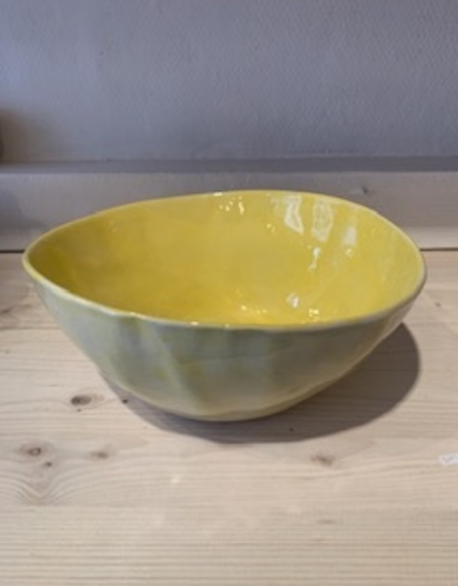 Wonki Ware Schaal 26 cm - Wonki Ware lichtgeel