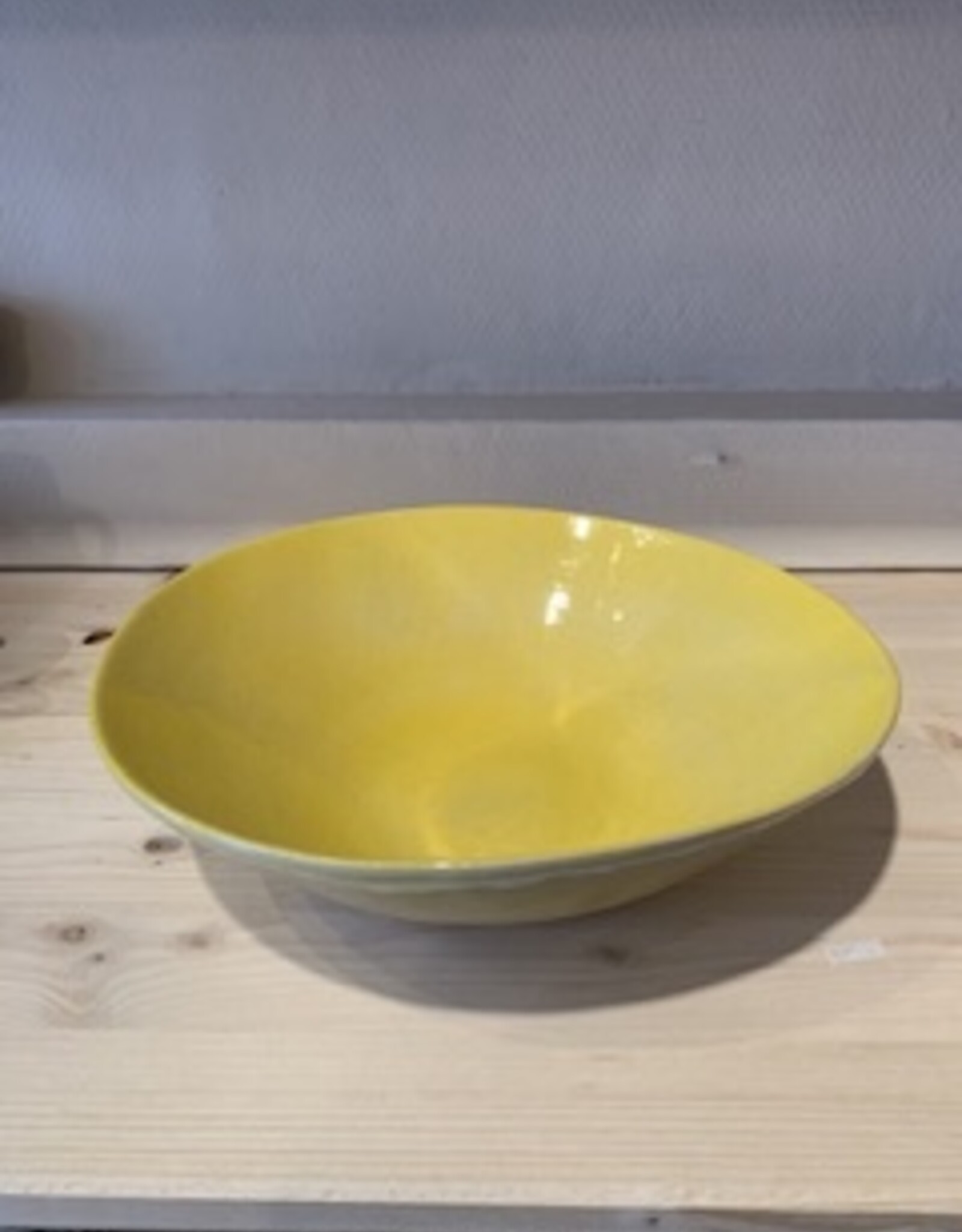 Wonki Ware Schaal 27 cm - Wonki Ware lichtgeel