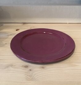 Argile et couleurs Plate 21 cm - violet