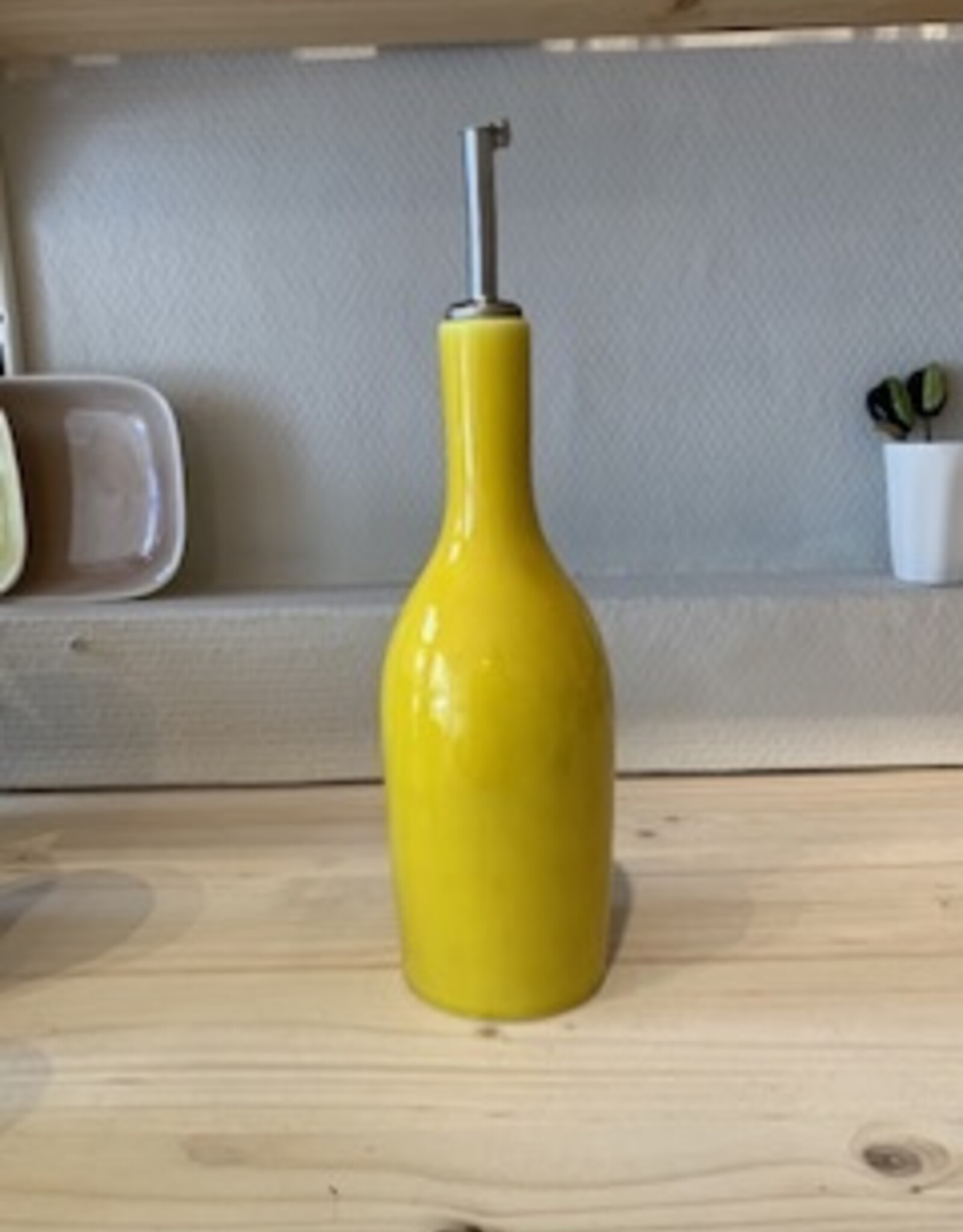 Jars Céramistes Oilbottle Tourron -citron