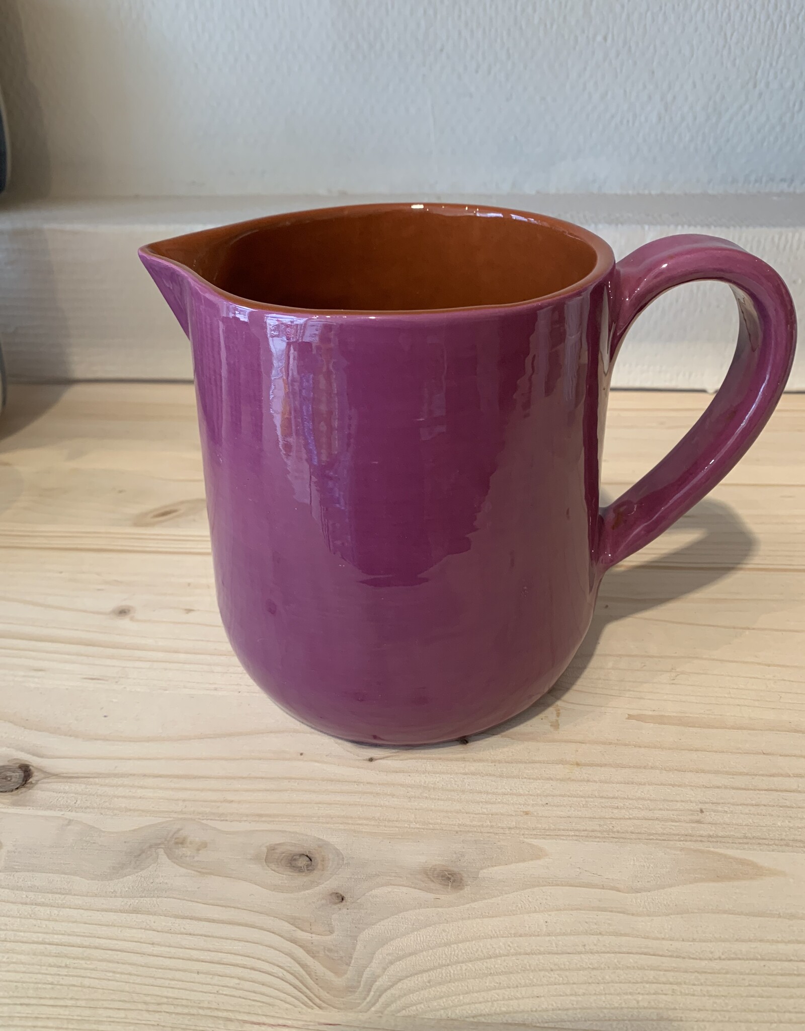 Argile et couleurs Jug Argile - purple