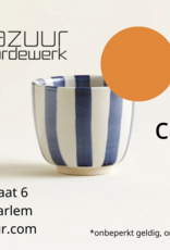 Glazuur aardewerk Gift voucher from 15 euros