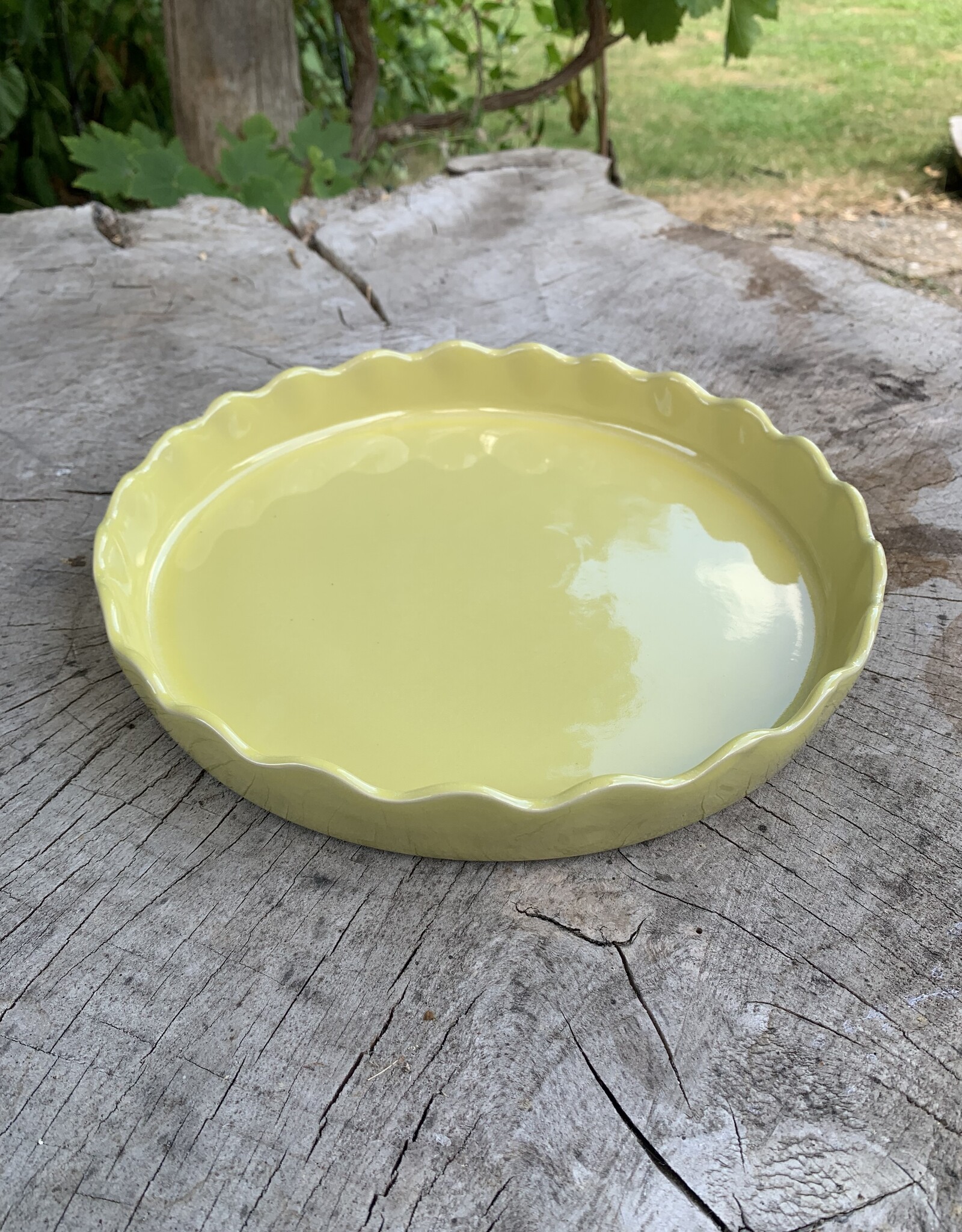 Gres Novo Oven dish 27 cm - aqua limon