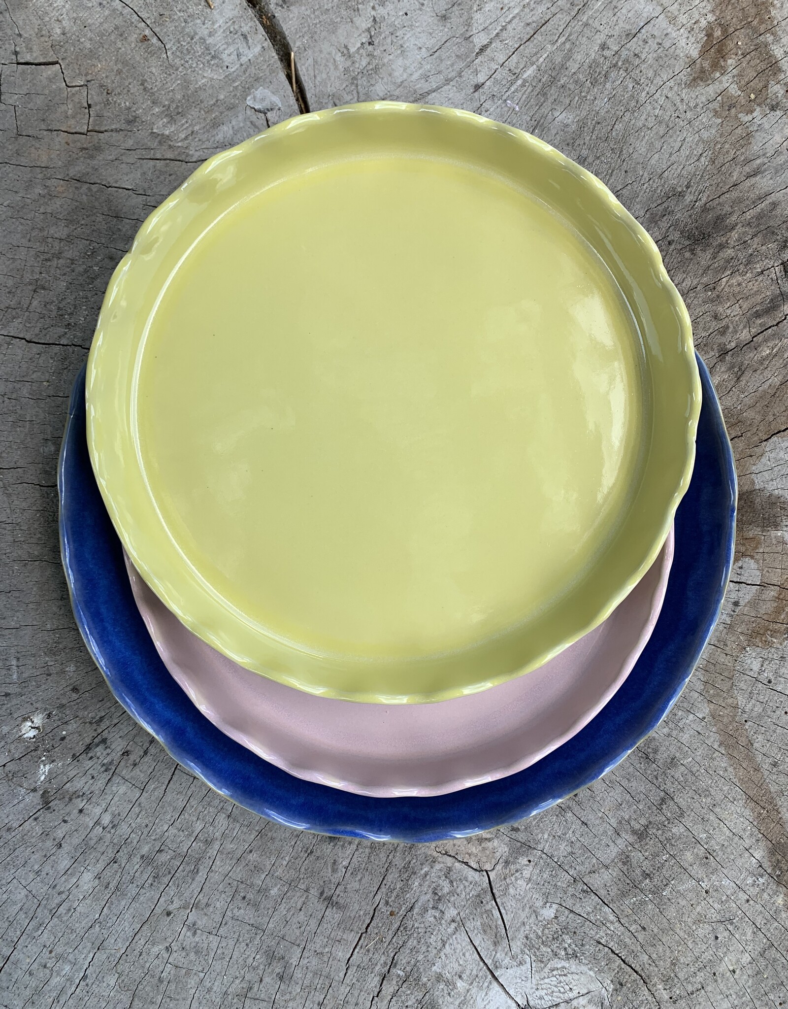 Gres Novo Ovenschaal  27 cm - aqua limon