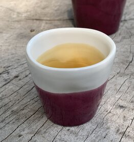 Duro Small cup Color - aubergine & ochre