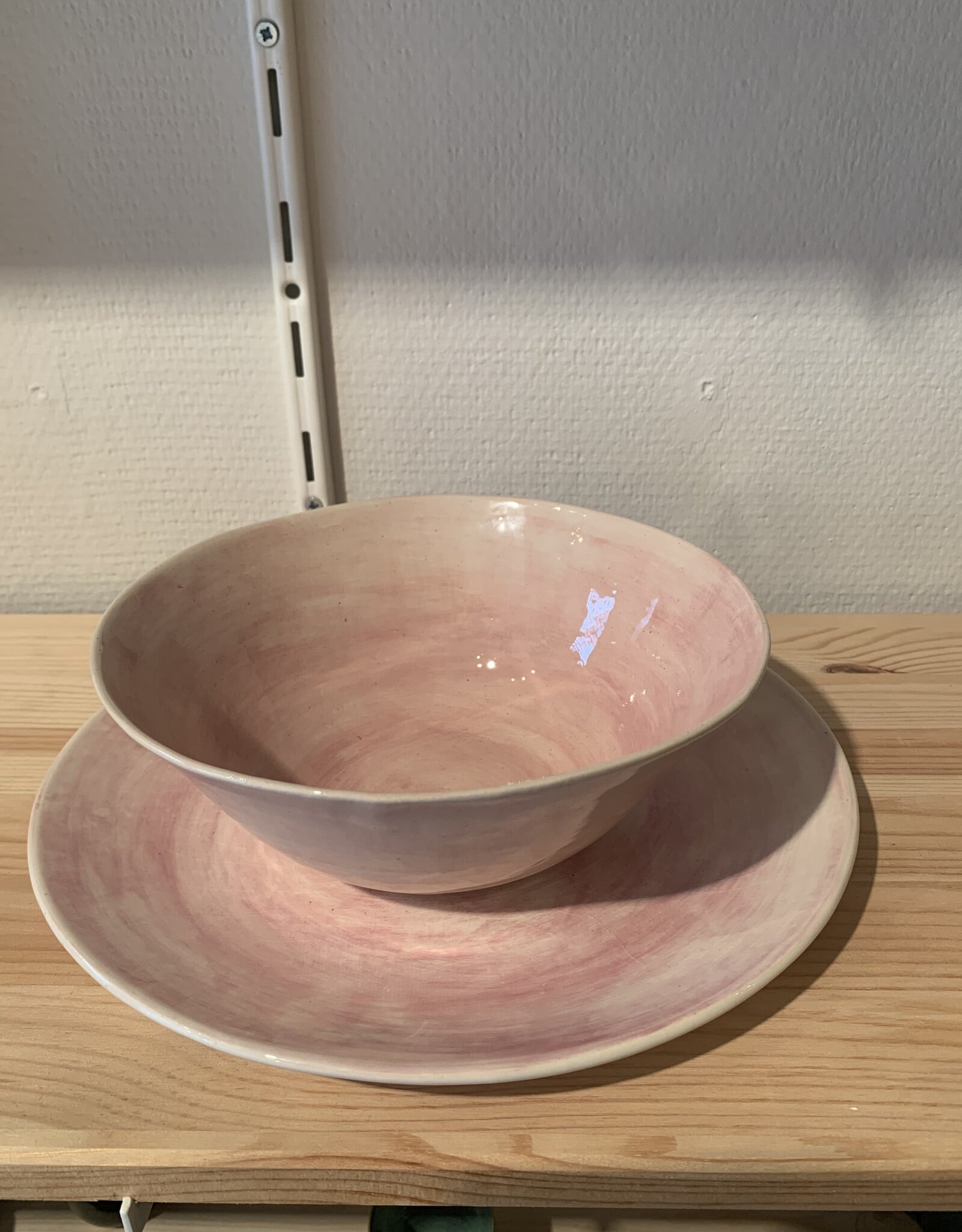 Wonki Ware Dinerbord Wonki Ware - roze