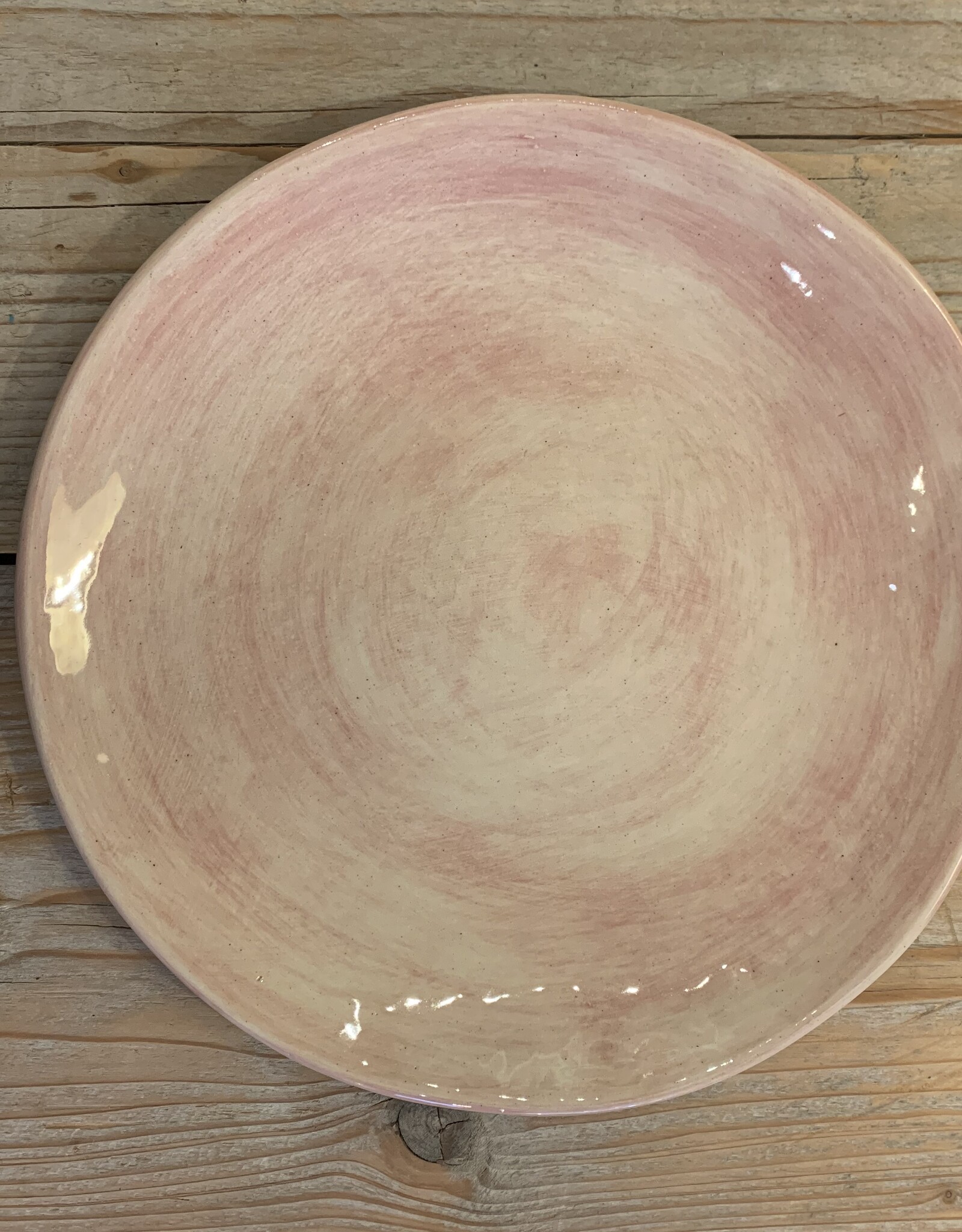 Wonki Ware Bord 22,5 cm roze l Wonki Ware