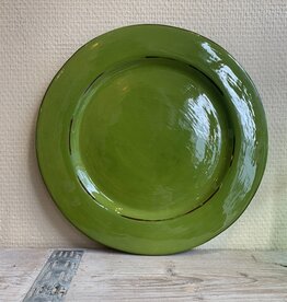 Argile et couleurs Dinner plate Argile - green