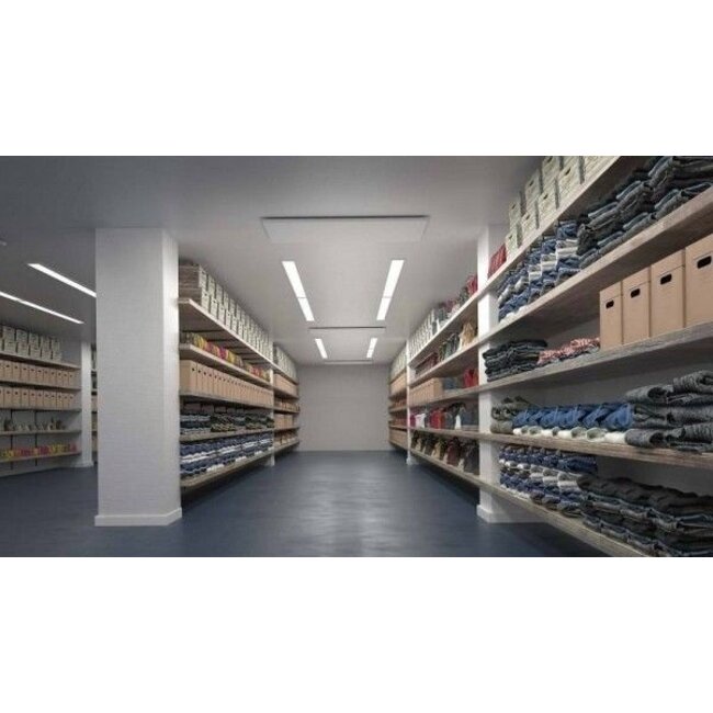 Ecosun Infrarotheizung glatt ohne Rahmen (IP54) 750Watt 59x119 cm