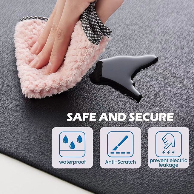 QH-BV Serie Infrarot-Schreibtischunterlage schwarz 40 x 80 cm Leistung einstellbar