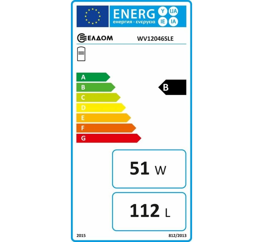 ELDOM Green Line Elektrischer Heizkessel 80L mit Wärmetauscher und digitaler Steuerung