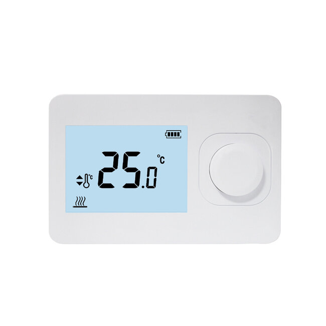 QH Basic kabelloser einfacher Thermostat, nicht programmierbar, Aufputz