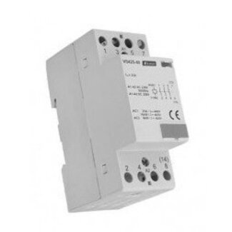Magnet-Schalter/Relais 25A, 4-polig, 35 mm breit