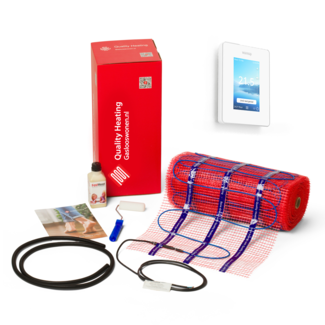 Quality Heating 100-Watt-Mattenset mit fortschrittlichem Wifi-Thermostat Warmup-6IE