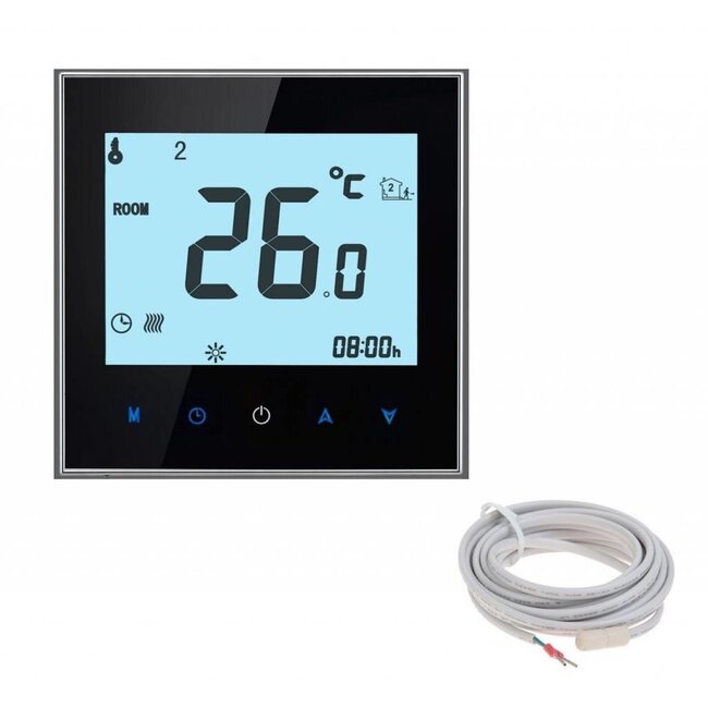 200-Watt-Mattenset mit programmierbarem Soft Touch 7-Tage-Thermostat