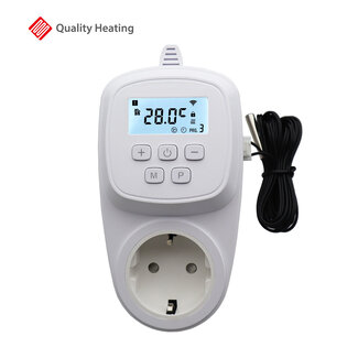 WLAN-Steckdosen-Thermostat mit separatem Sensor QH-42
