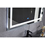 Spiegel 70 x 80 cm ohne Rahmen LED-Beleuchtung und Anti-Beschlag