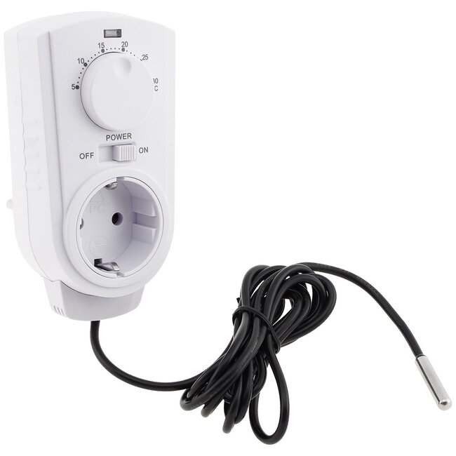 Steckdose einfacher Thermostat mit Fühler