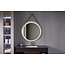 Bella Mirror Spiegel rund 80 cm mit modischer Gürtel, schwarzem Rahmen, LED-Beleuchtung und Anti-Beschlag