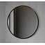 Bella Mirror Spiegel rund 100 cm mit schwarzem Rahmen