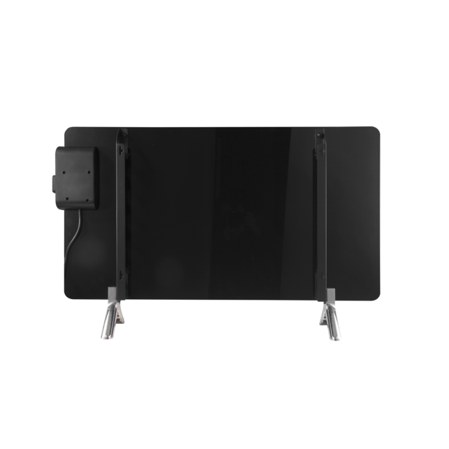 Wifi Fernbedienung smart Premium schwarz Standgerät Infrarotheizung 450Watt