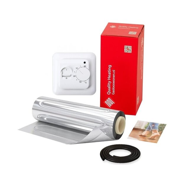 Elektrische Fußbodenheizung 9.0m2 ALU-Heizmatte 1440Watt