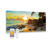 Quality Heating Infrarotheizung mit Bild Sonnenuntergang 119x59 700Watt