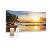 Quality Heating Infrarotheizung mit Bild Sonnenaufgang 119x59 700Watt