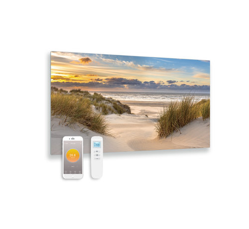 Quality Heating Infrarotheizung mit Bild Strand 100x59 580Watt