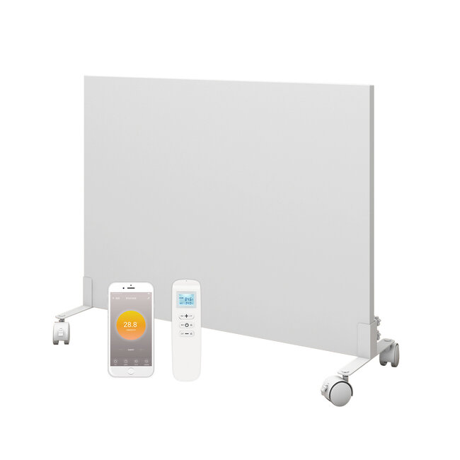 QH-FR Serie mobiles Infrarotpaneel 350 oder 700 Watt inklusive Rollen