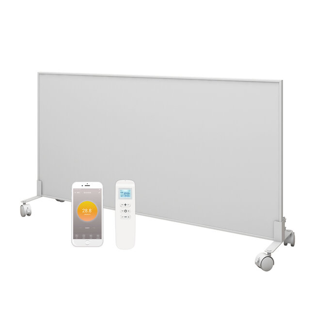 QH-FR Serie mobiles Infrarotpaneel 350 oder 700 Watt inklusive Rollen
