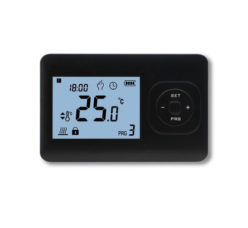 Quality Heating CV Uhrenthermostat - Digital - Ein/Aus - Weiß oder schwarz