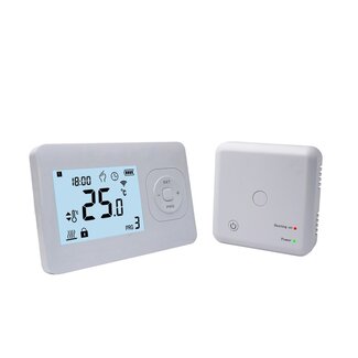 Quality Heating Heizungs-WLAN-Uhrthermostat für Heizkessel kabellos - Digital