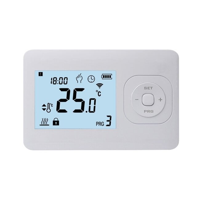 CV Wifi Clock Thermostat Kessel drahtlos - Digital