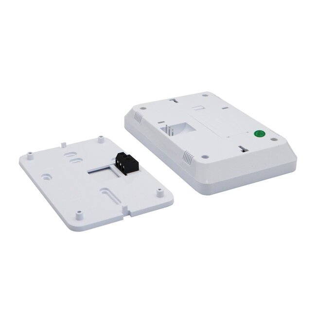 Uhrthermostat für Zentralheizung - Digital - Ein/Aus - Weiß