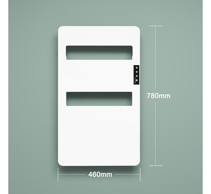 Byecold Elektrischer Heizkörper Rodeo 160Watt weiß