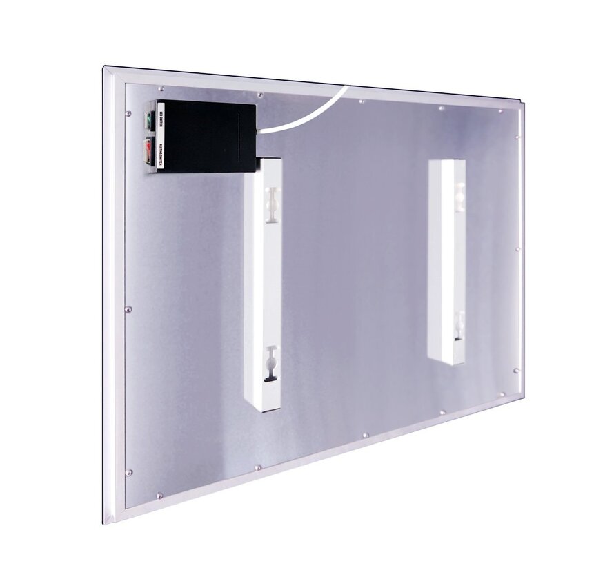 Spiegel Infrarotheizung LED-Beleuchtung 60 x 80 cm 450Watt