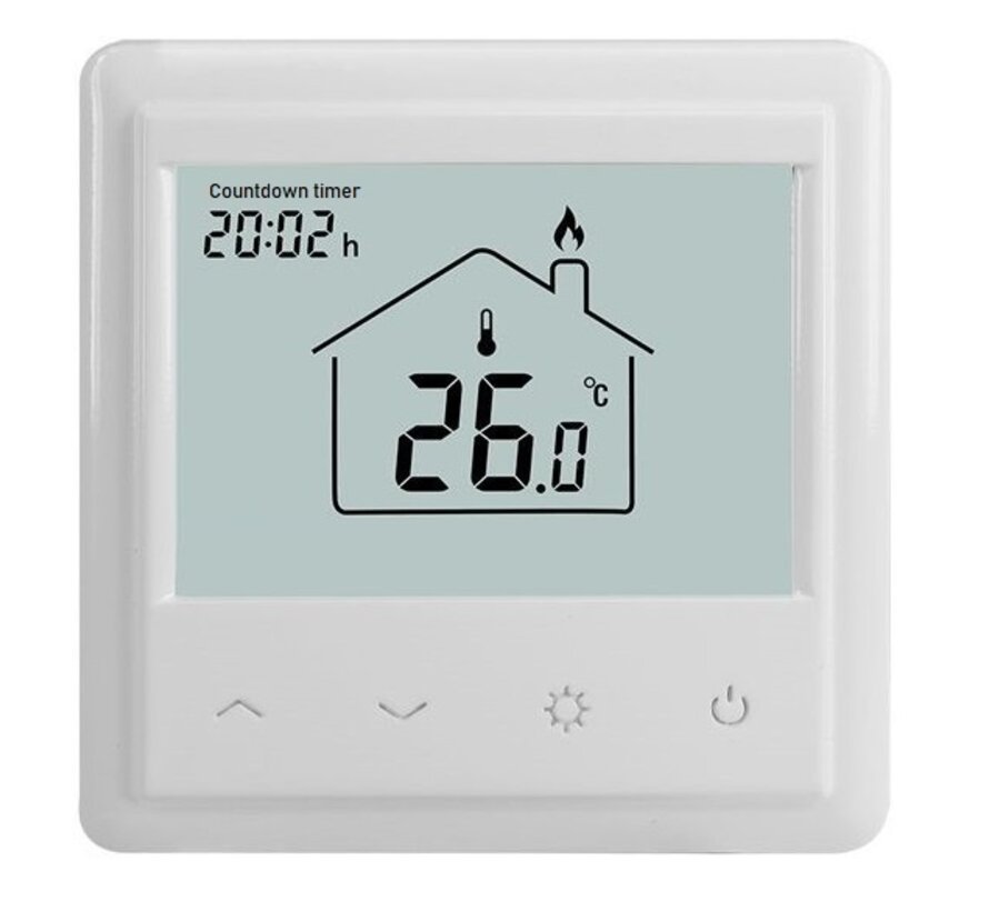 Eingebauter Timer und Thermostat - Countdown