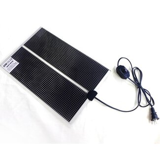 Wärmematte QH 28x28cm mit Dimmer und Ein/Aus-Schalter