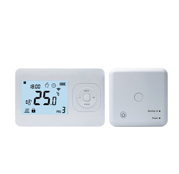 Quality Heating QH Basic programmierbarer Thermostat mit kompaktem Aufputz-Empfänger