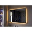 Rahmenloser Spiegel mit LED, Antibeschlagheizung, 60 x 100 cm
