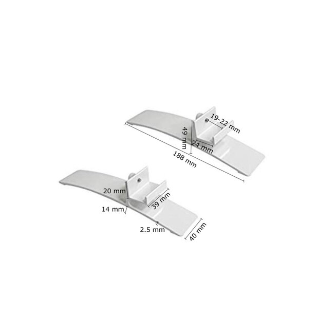 Fußstütze für Infrarot-Paneele, universell