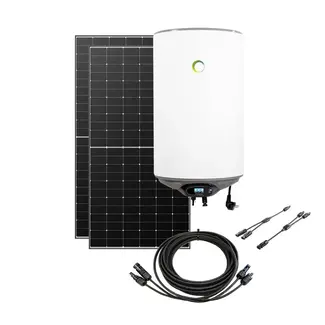 Fothermo Fothermo Hybrid-Solar-Warmwasserbereiter 80L inklusive Solarzellen - Komplettpaket