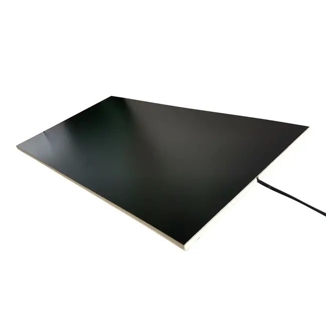 Infrarot-Schreibtischheizung Fiberplatte selbstklebend 150 Watt inklusive Dimmer