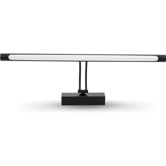 Spiegellampe LED-Beleuchtung schwarz einstellbar