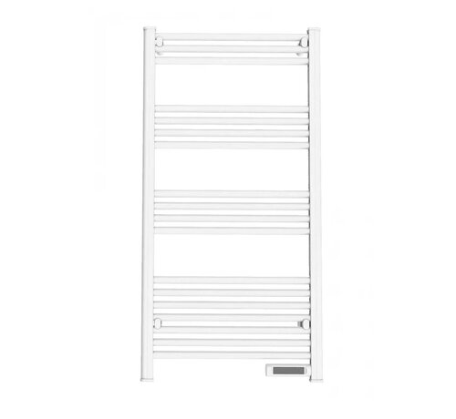 Quality Heating Intelligenter elektrischer Handtuchheizkörper mit Thermostat weiß